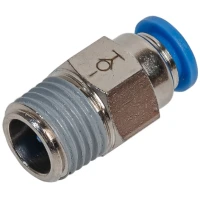 Пневмофитинг с обратным клапаном, стоп-фитинг NBPT SPC 4-01 (R1/8