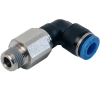 Пневмофитинг угловой L-образный, поворотный NBPT RL 4-01 (R1/8